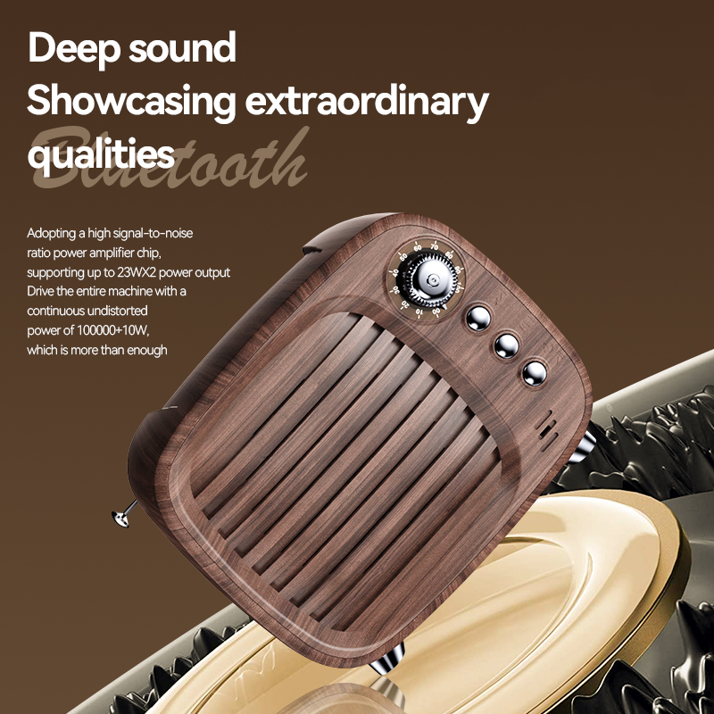 JY-81 Retro TV Bluetooth Speaker